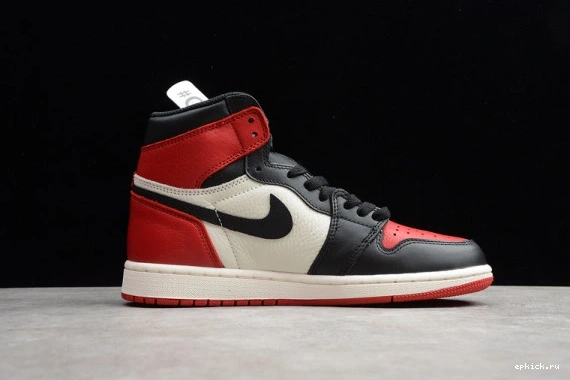 Cheap EP 555088-610 Air 555088-610 Retro Bred Toe High 1 Jordan 0523